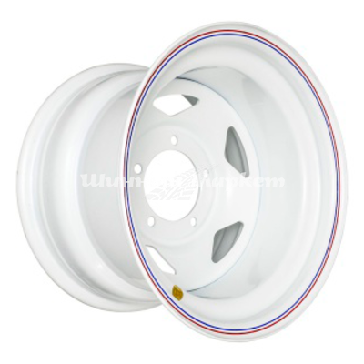 ДискOff-Road Wheels УАЗ (треуг.) 8JxR16 PCD5x139.7 ET-19 DIA110, Белый