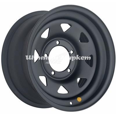 ДискOff-Road Wheels УАЗ (треуг. мелкий) 8JxR15 PCD5x139.7 ET-19 DIA110, Чёрный матовый