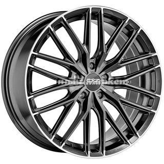 ДискOZ Racing Gran Turismo HLT 8.5JxR19 PCD5x114.3 ET35 DIA75, Серый тёмный с полированной лицевой частью