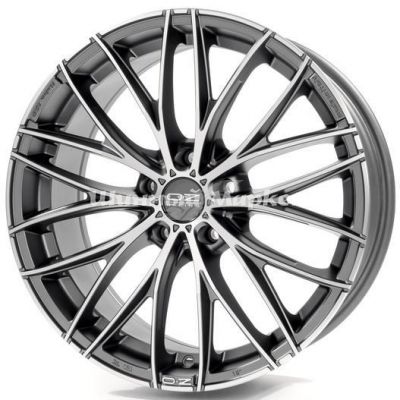 ДискOZ Racing Italia 150 8JxR17 PCD5x112 ET35 DIA75, Серый тёмный матовый с полированной лицевой частью