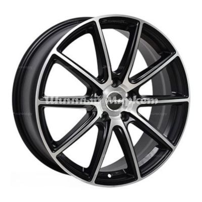 ДискPDW 5208 8JxR19 PCD5x108 ET45 DIA67.1, черный с полировкой