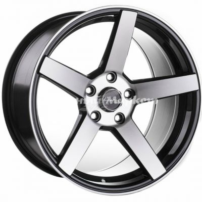 ДискPDW C-Spec2 7JxR17 PCD5x114.3 ET45 DIA67.1, черный с полировкой