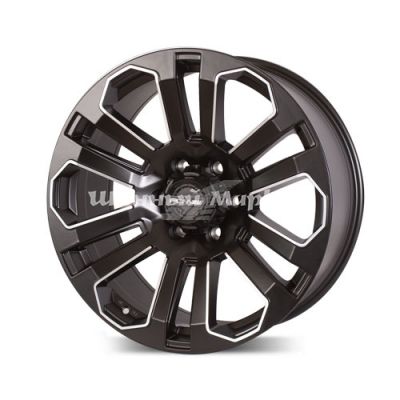 ДискPDW HAZARD 8JxR17 PCD6x139.7 ET36 DIA100.1, черный с полировкой