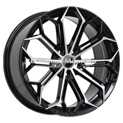 ДискPDW KANSAS 8JxR18 PCD5x112 ET40 DIA57.1, ЧЕРНЫЙ МАТОВЫЙ