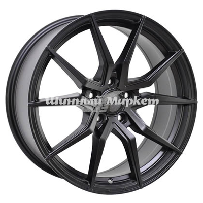 ДискPDW SPYDER 7JxR17 PCD5x114.3 ET40 DIA67.1, черный глянцевый с полировкой