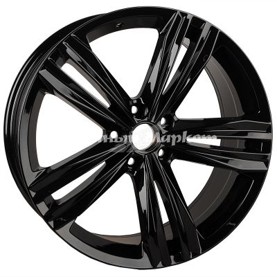 ДискPowcan 5293 8.5JxR19 PCD5x112 ET38 DIA57.1, Чёрный глянцевый