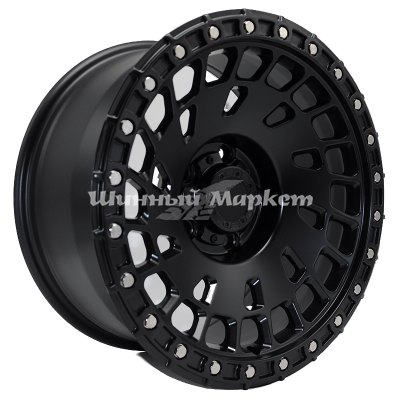 ДискPowcan BK1287 8.5JxR17 PCD5x127 ET-6 DIA71.5, ЧЕРНЫЙ МАТОВЫЙ