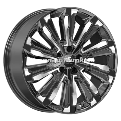 ДискLegeArtis HUMBER (КР1061) 8JxR20 PCD5x108 ET45 DIA63.4, Чёрный глянцевый с полированной лицевой частью