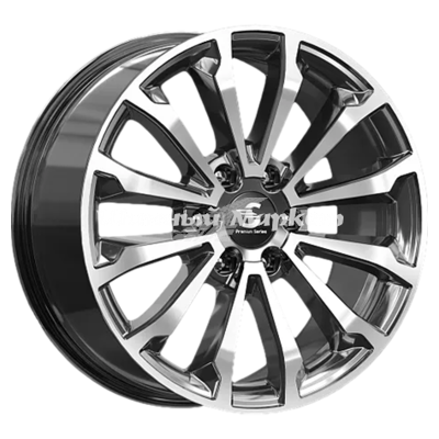 ДискLegeArtis КР006 Haval H9 8.5JxR20 PCD6x139.7 ET33 DIA75.1, Чёрный глянцевый с полированной лицевой частью