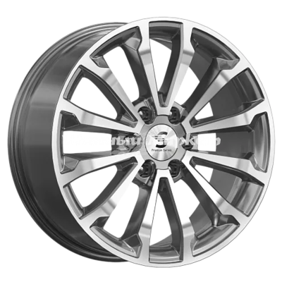 ДискLegeArtis КР006 Haval H9 8.5JxR20 PCD6x139.7 ET33 DIA75.1, Серый тёмный с полированной лицевой частью