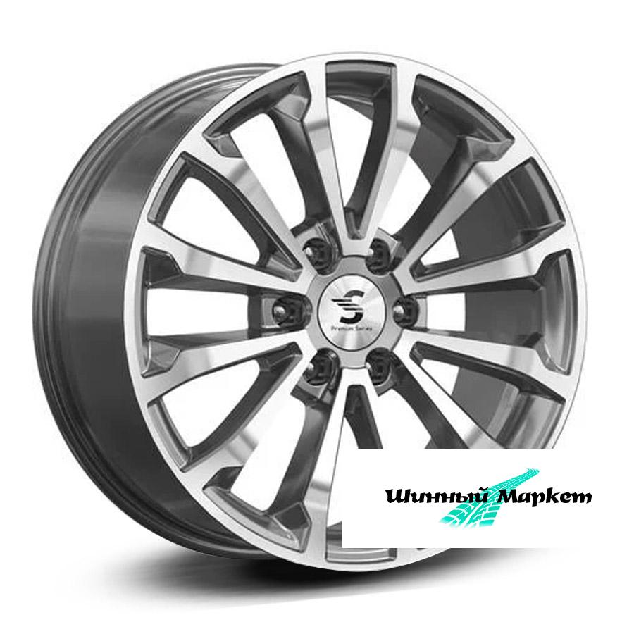 ДискLegeArtis КР006 Haval H9 8.5JxR20 PCD6x139.7 ET33 DIA75.1, Темно - серый глянцевый с полированной лицевой поверхностью