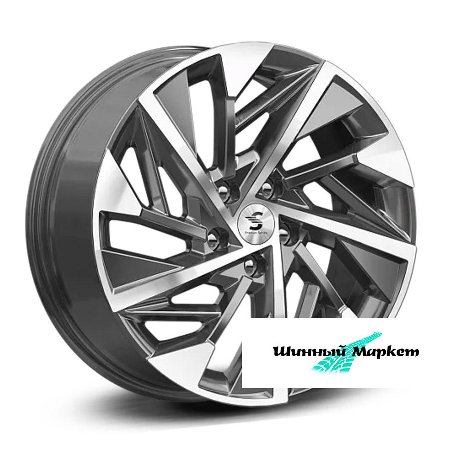 ДискLegeArtis КР009 RAV4 7.5JxR18 PCD5x114.3 ET45 DIA60.1, Темно - серый глянцевый с полированной лицевой поверхностью