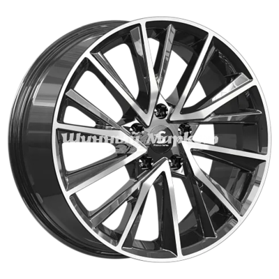 ДискLegeArtis КР010 EXEED TXL 7.5JxR18 PCD5x108 ET36 DIA65.1, Чёрный глянцевый с полированной лицевой частью