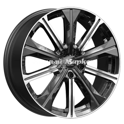 ДискLegeArtis КР013 Haval F7_F7x 7JxR19 PCD5x114.3 ET40 DIA64.1, Чёрный глянцевый с полированной лицевой частью