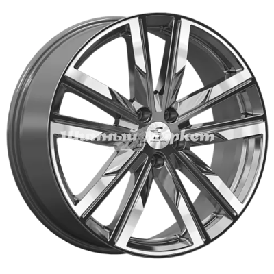 ДискLegeArtis КР014 (CX-9) 8JxR20 PCD5x114.3 ET45 DIA67.1, Серый тёмный с полированной лицевой частью