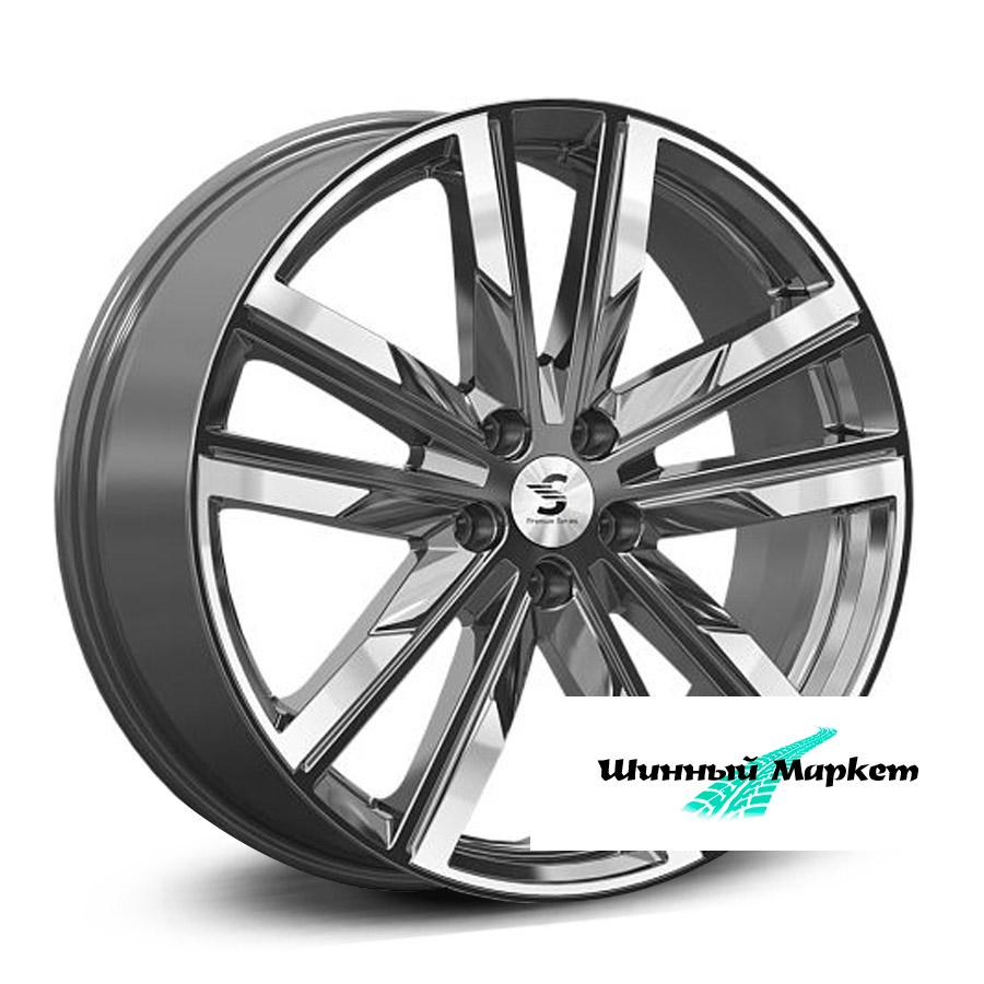 ДискLegeArtis КР014 Geely Monjaro 8JxR20 PCD5x108 ET46 DIA63.4, Темно - серый глянцевый с полированной лицевой поверхностью