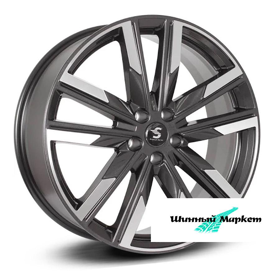 ДискLegeArtis КР014 Murano 8JxR20 PCD5x114.3 ET45 DIA66.1, Темно - серый глянцевый с полированной лицевой поверхностью