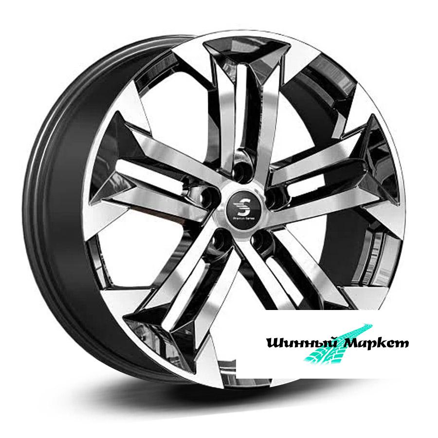 ДискLegeArtis КР015 Geely Tugella 7.5JxR19 PCD5x108 ET46 DIA63.4, черный глянцевый с полировкой