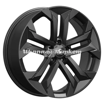 ДискLegeArtis КР015 Kodiaq 7.5JxR19 PCD5x112 ET40 DIA57.1, Чёрный матовый