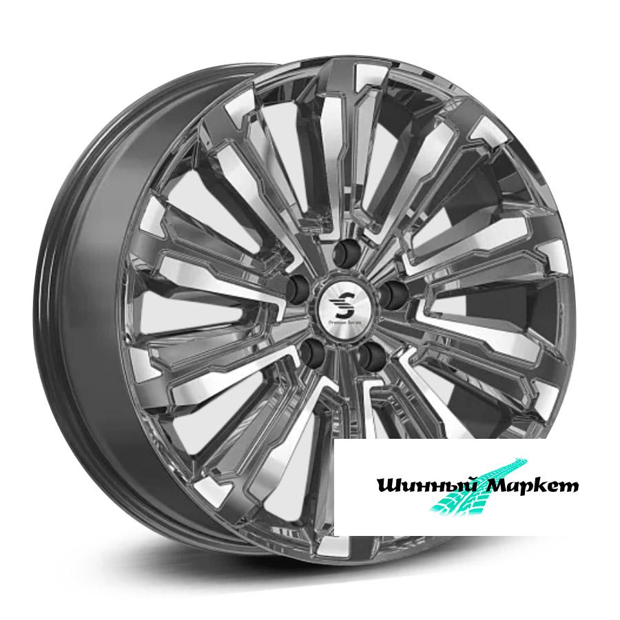 ДискLegeArtis КР1061 Humber 8JxR20 PCD5x108 ET45 DIA63.4, Темно - серый глянцевый с полированной лицевой поверхностью