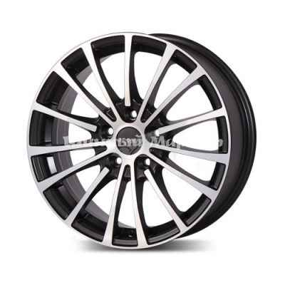 ДискPROMA Цунами 7JxR17 PCD5x105 ET39 DIA56.6, темно-серый с полировкой