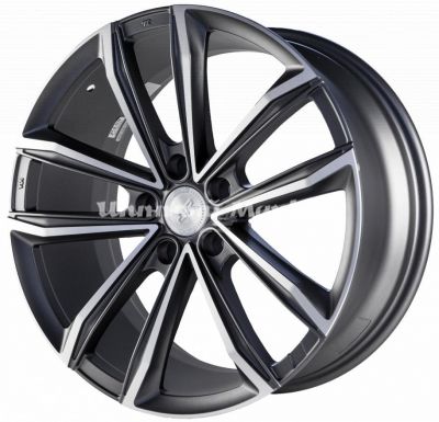 ДискRace Ready CSS3770W 8JxR18 PCD5x112 ET35 DIA66.6, Графит матовый с проточкой