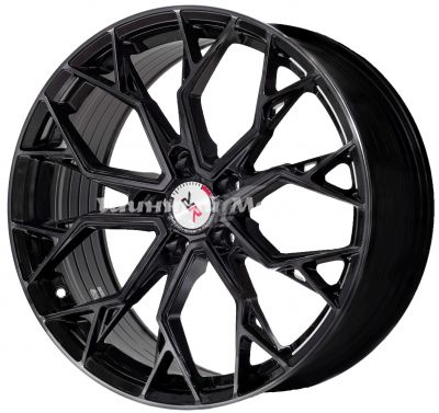 ДискRace Ready CSSYA5640 8.5JxR19 PCD5x114.3 ET35 DIA67.1, Черный глянец с проточкой, затемненный лак