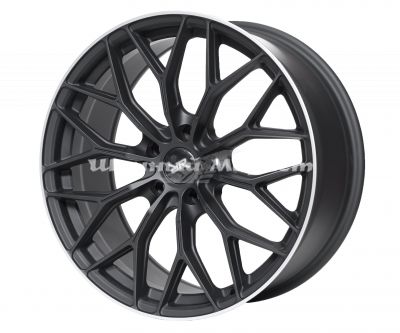 ДискRace Ready CSSYA5647 8.5JxR20 PCD5x108 ET45 DIA63.4, Чёрный матовый с проточенной полкой