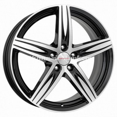 ДискКиК андорра-оригинал 7JxR17 PCD5x114.3 ET50 DIA67.1, черный с полированной лицевой частью