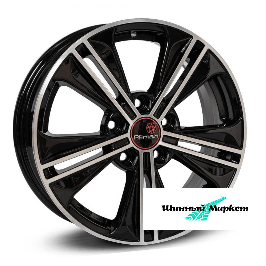 ДискRemain Creta R106 6JxR16 PCD5x114.3 ET43 DIA67.1, черный с полированной лицевой стороной