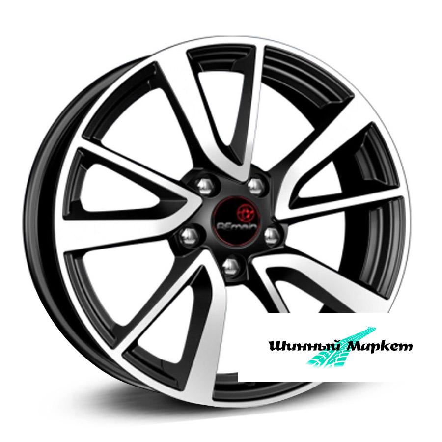 ДискRemain Qashqai R162 7JxR17 PCD5x114.3 ET40 DIA66.1, черный с полированной лицевой стороной