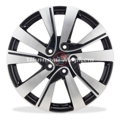 ДискRemain Skoda Octavia (R185) 7JxR17 PCD5x112 ET48.5 DIA57.1, черный с полированной лицевой частью