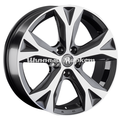 ДискReplay CHG50 7.5JxR18 PCD5x114.3 ET38 DIA60.1, черный полностью полированный