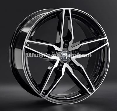 ДискReplay MR249 8JxR18 PCD5x112 ET38 DIA66.6, черный полностью полированный