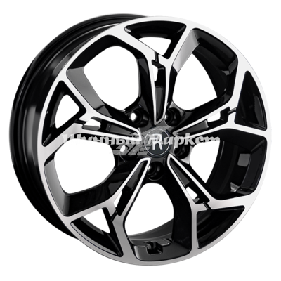 ДискReplay MZ117 7JxR17 PCD5x114.3 ET60 DIA67.1, черный полностью полированный