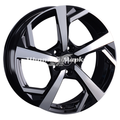 ДискReplay MZ137 7JxR17 PCD5x114.3 ET60 DIA67.1, черный полностью полированный