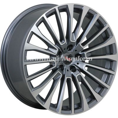 ДискLegeArtis concept-b540 9.5JxR22 PCD5x112 ET32 DIA66.6, насыщенный темно-серый полностью полированный