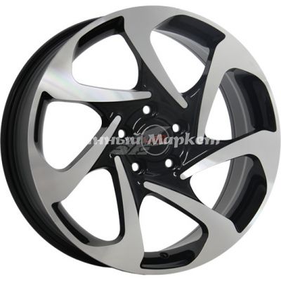 ДискLegeArtis concept-gn519 7.5JxR18 PCD5x115 ET45 DIA70.3, черный полностью полированный