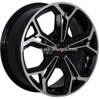 ДискLegeArtis concept-hnd532 6.5JxR17 PCD5x114.3 ET48 DIA67.1, черный полностью полированный