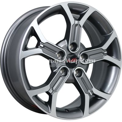 ДискLegeArtis concept-ki536 7JxR17 PCD5x114.3 ET41 DIA67.1, насыщенный темно-серый полностью полированный