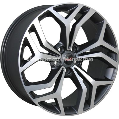 ДискLegeArtis concept-lr518 8.5JxR20 PCD5x120 ET47 DIA72.6, матовый темно-серый с полировкой