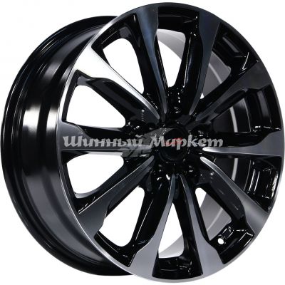 ДискLegeArtis concept-mz509 7JxR18 PCD5x114.3 ET45 DIA67.1, черный полностью полированный