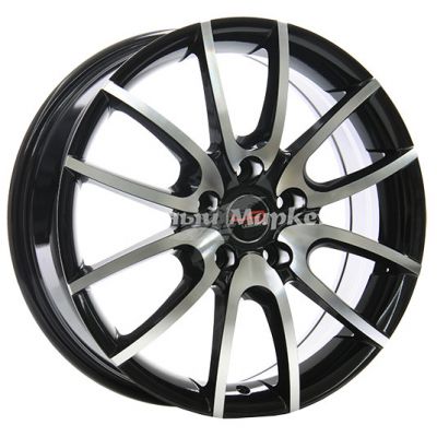 ДискLegeArtis concept-ns508 6.5JxR17 PCD5x114.3 ET40 DIA66.1, черный полностью полированный