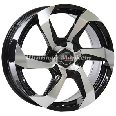 ДискLegeArtis concept-ns511 6.5JxR17 PCD5x114.3 ET45 DIA66.1, черный полностью полированный