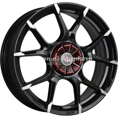 ДискLegeArtis concept-ns536 6.5JxR16 PCD5x114.3 ET40 DIA66.1, черный полностью полированный