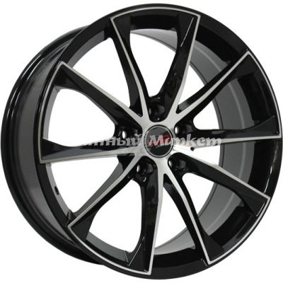 ДискLegeArtis concept-ty539 8JxR18 PCD5x114.3 ET50 DIA60.1, черный полностью полированный