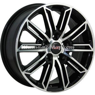 ДискLegeArtis concept-ty550 7.5JxR18 PCD5x114.3 ET35 DIA60.1, черный полностью полированный