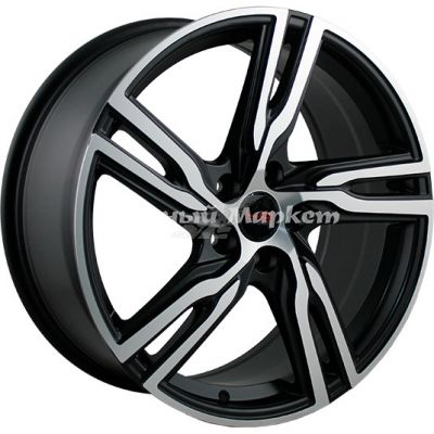 ДискLegeArtis concept-v517 8JxR18 PCD5x108 ET55 DIA63.3, черный матовый полированный