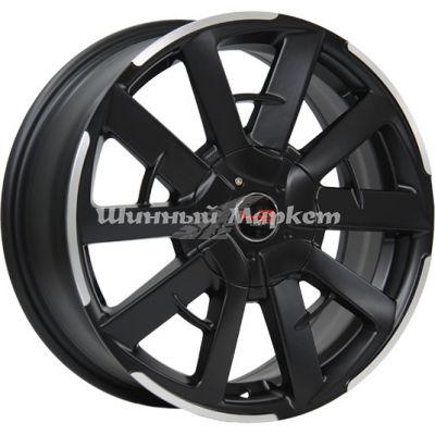 ДискLegeArtis concept-vv512 6.5JxR16 PCD5x112 ET50 DIA57.1, черный матовый с полированным ободом