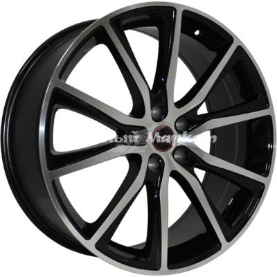 ДискLegeArtis Fd104 8.5JxR20 PCD5x114.3 ET44 DIA63.3, черный с полированной лицевой частью